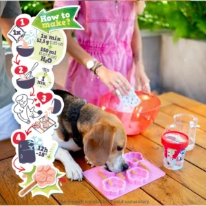 Mélange pour glace à chien